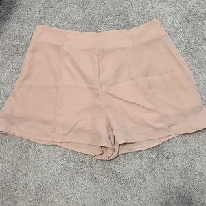 Dusty rose XL shorts. Slight flare.